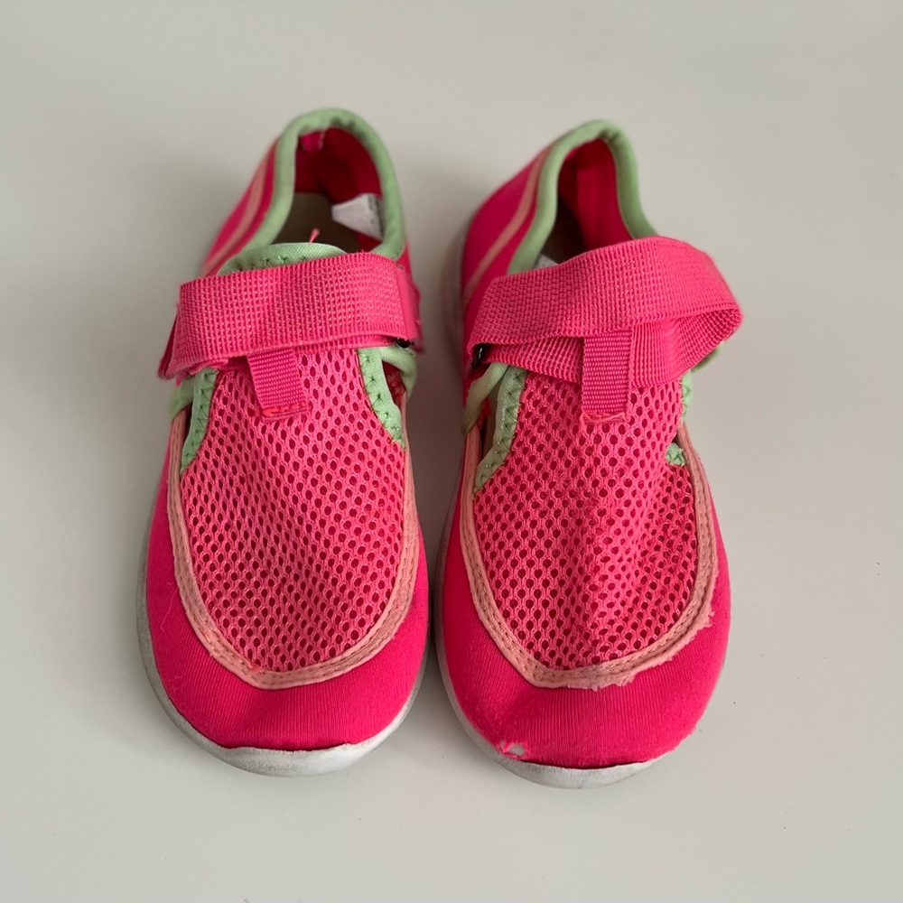 Wonder Nation Girls' Beach Water Shoes Pink Neon Size 11/12